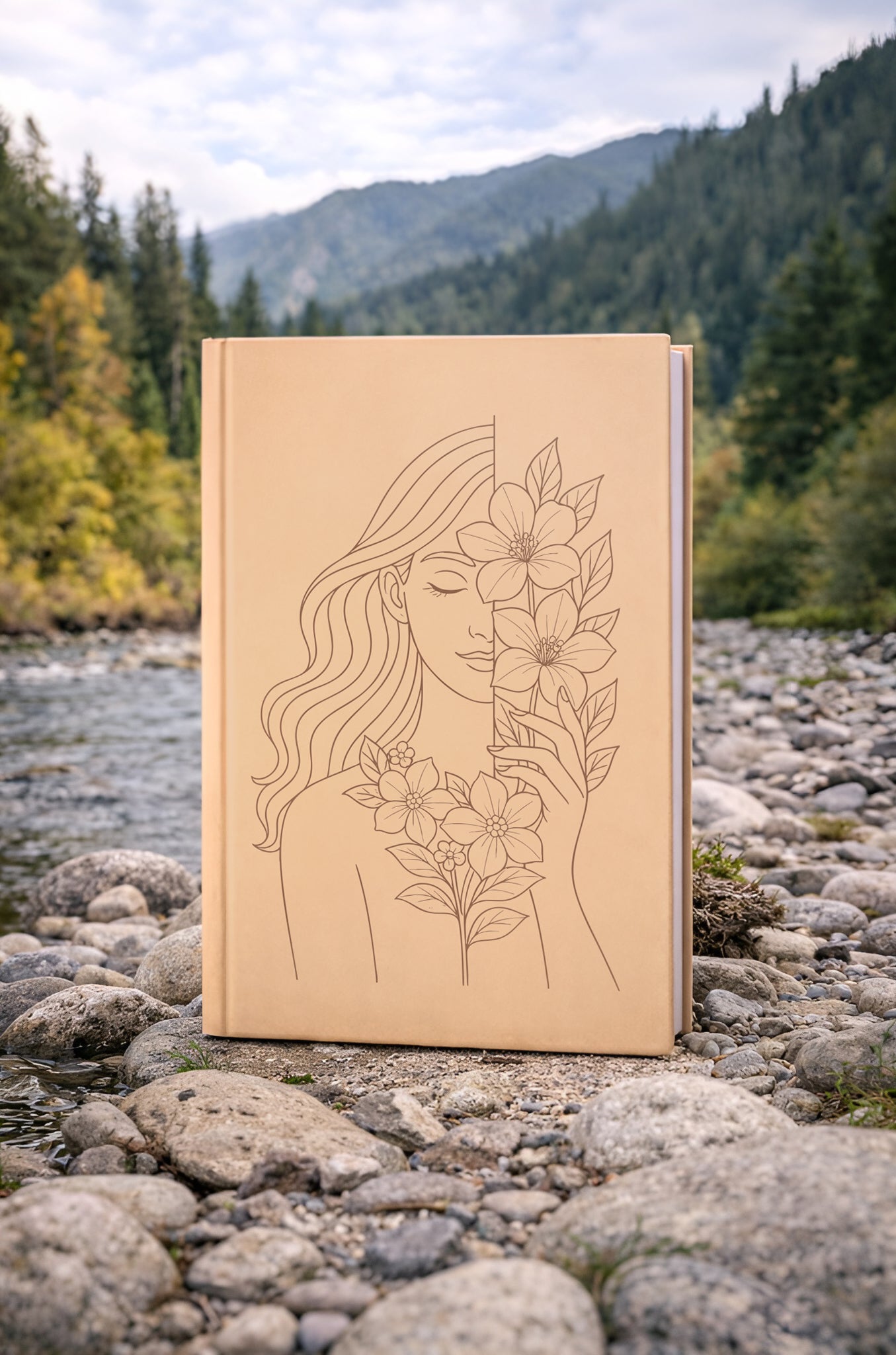 Darling, You are Blooming - Blank Hardcover Journal